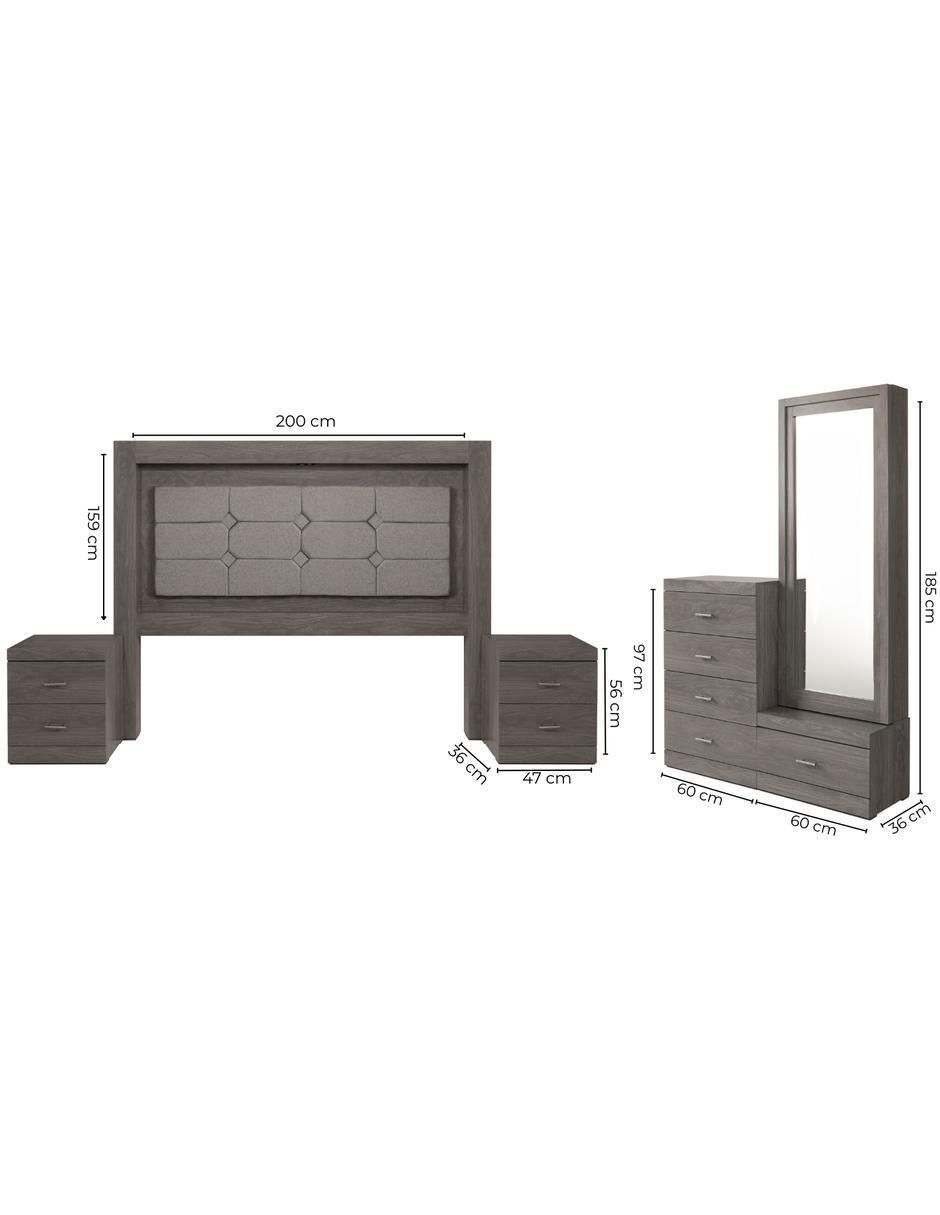 Set recámara Kira de MDF 13
