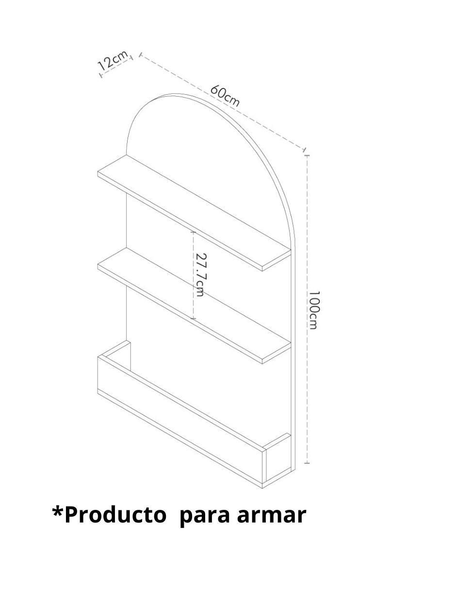 Librero Abeja de MDF 6