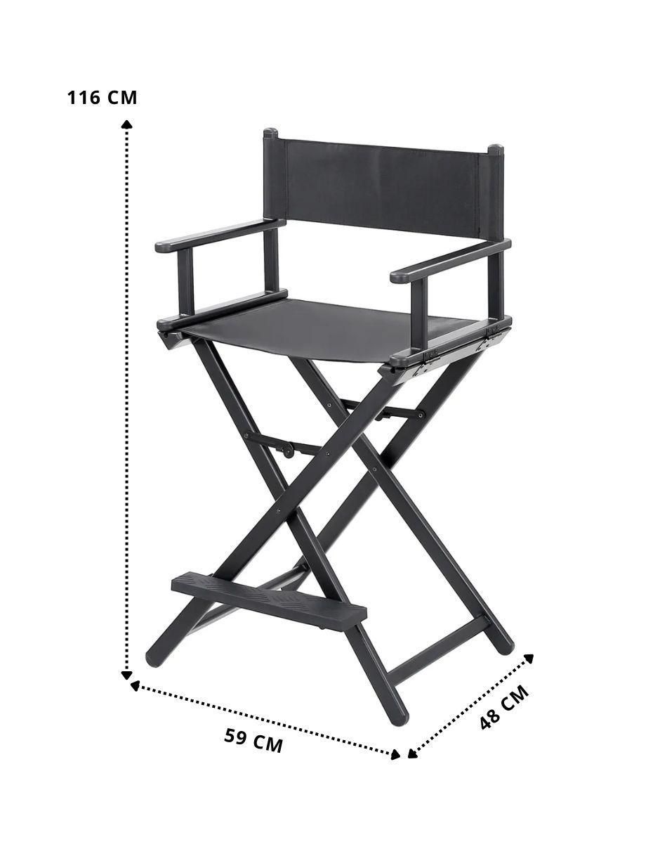 Silla plegable de madera sólida 8