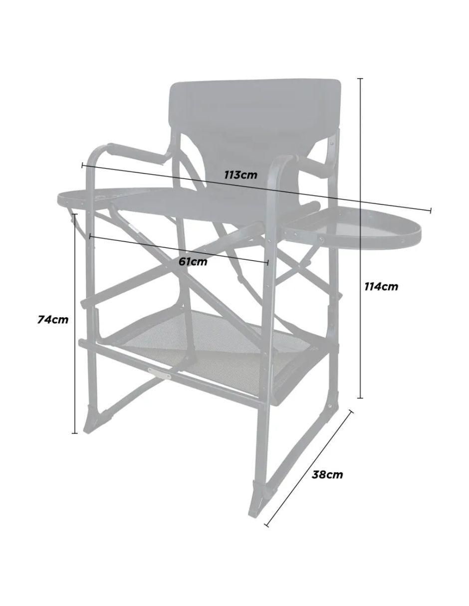 Silla plegable de metal 5