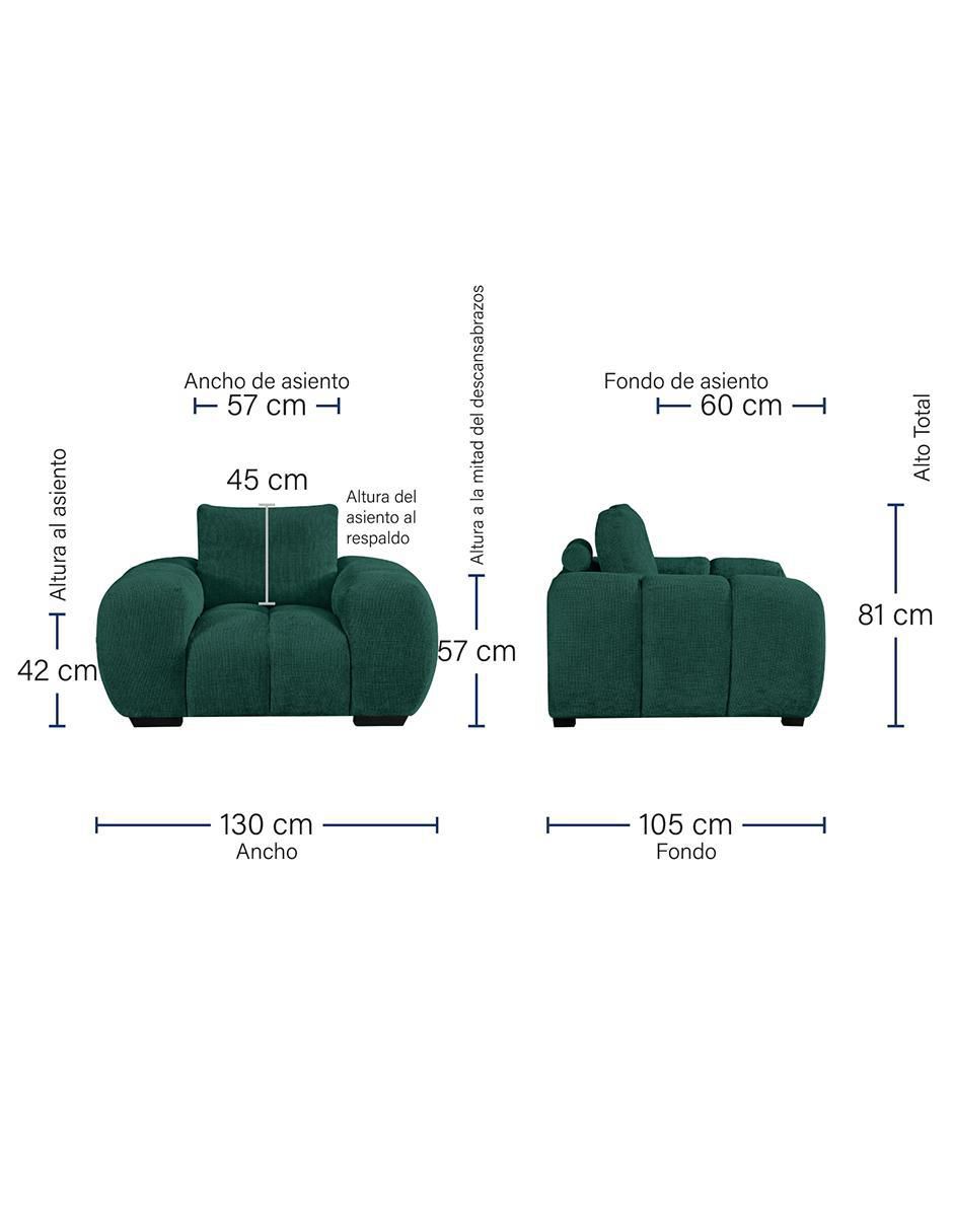 Sillón ginebra brum "de" poliéster