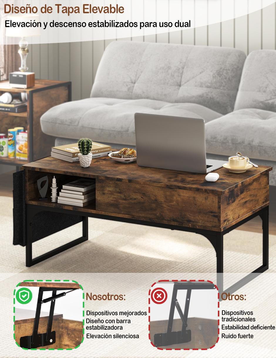 Mesa de centro armable 7