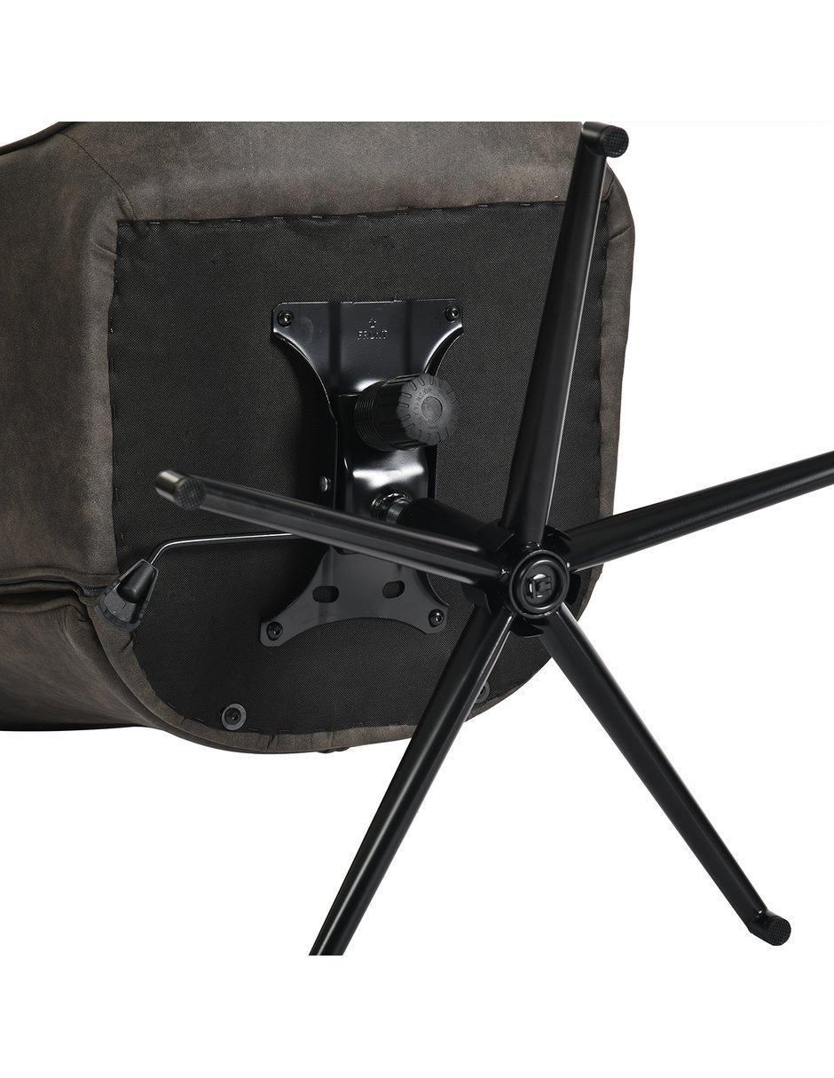 Silla escritorio 360° de microfibra y piel 8