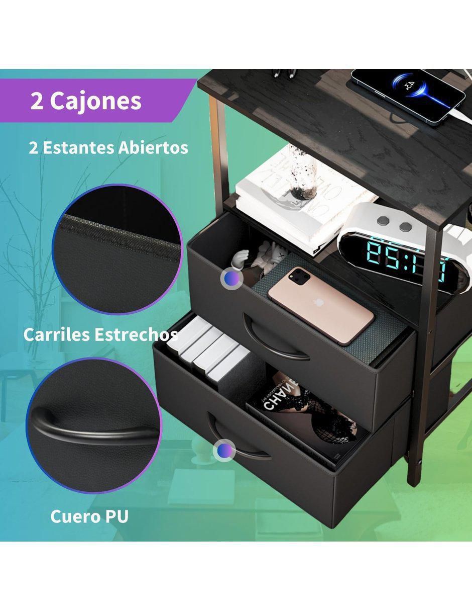 Mesa auxiliar armable Carge Gomyhome de MDF y melamina