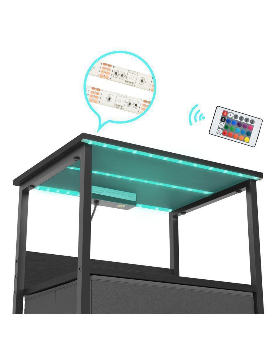 Mesa auxiliar armable Carge Gomyhome de MDF y melamina