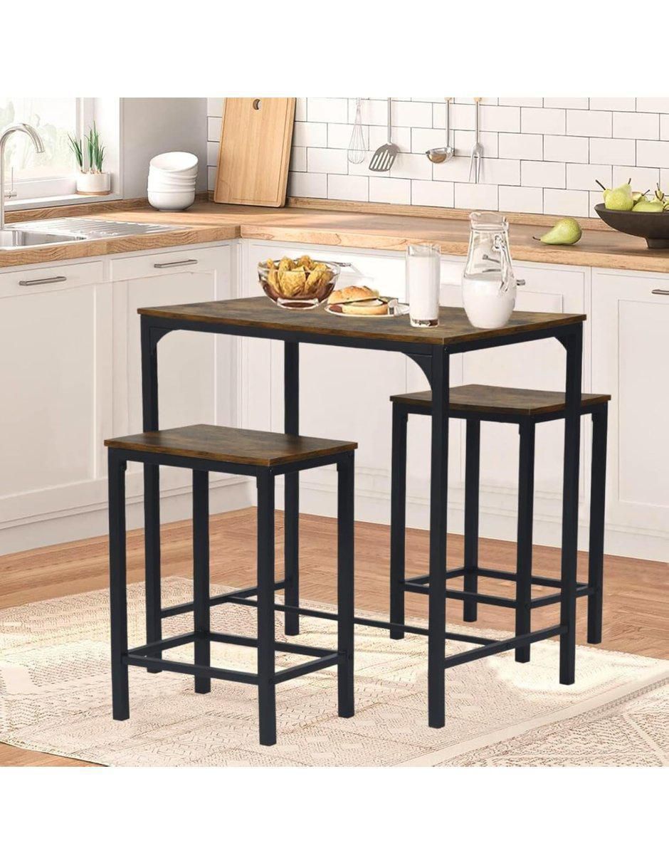 Comedor Barman para 2 personas de madera de nogal 2