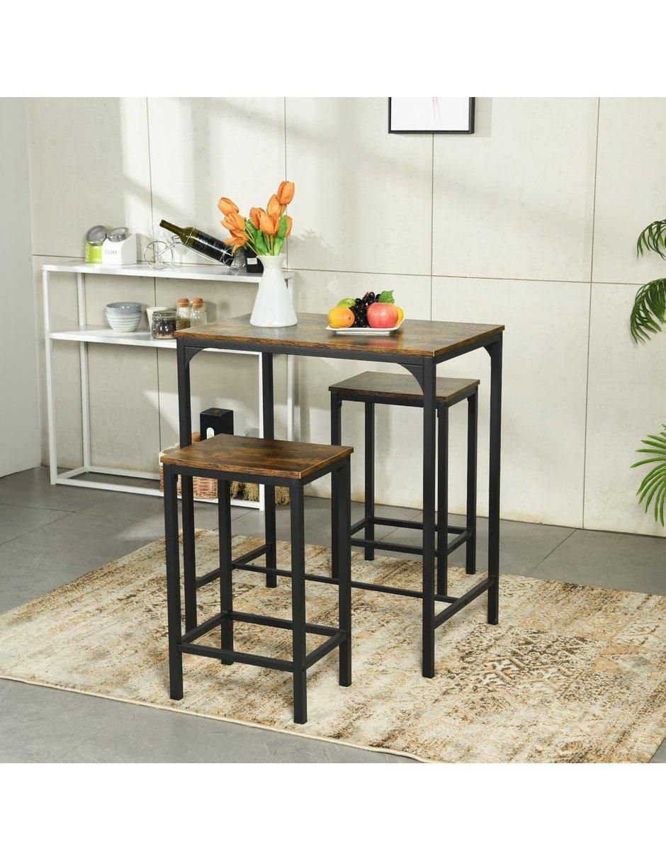 Comedor Barman para 2 personas de madera de nogal 3