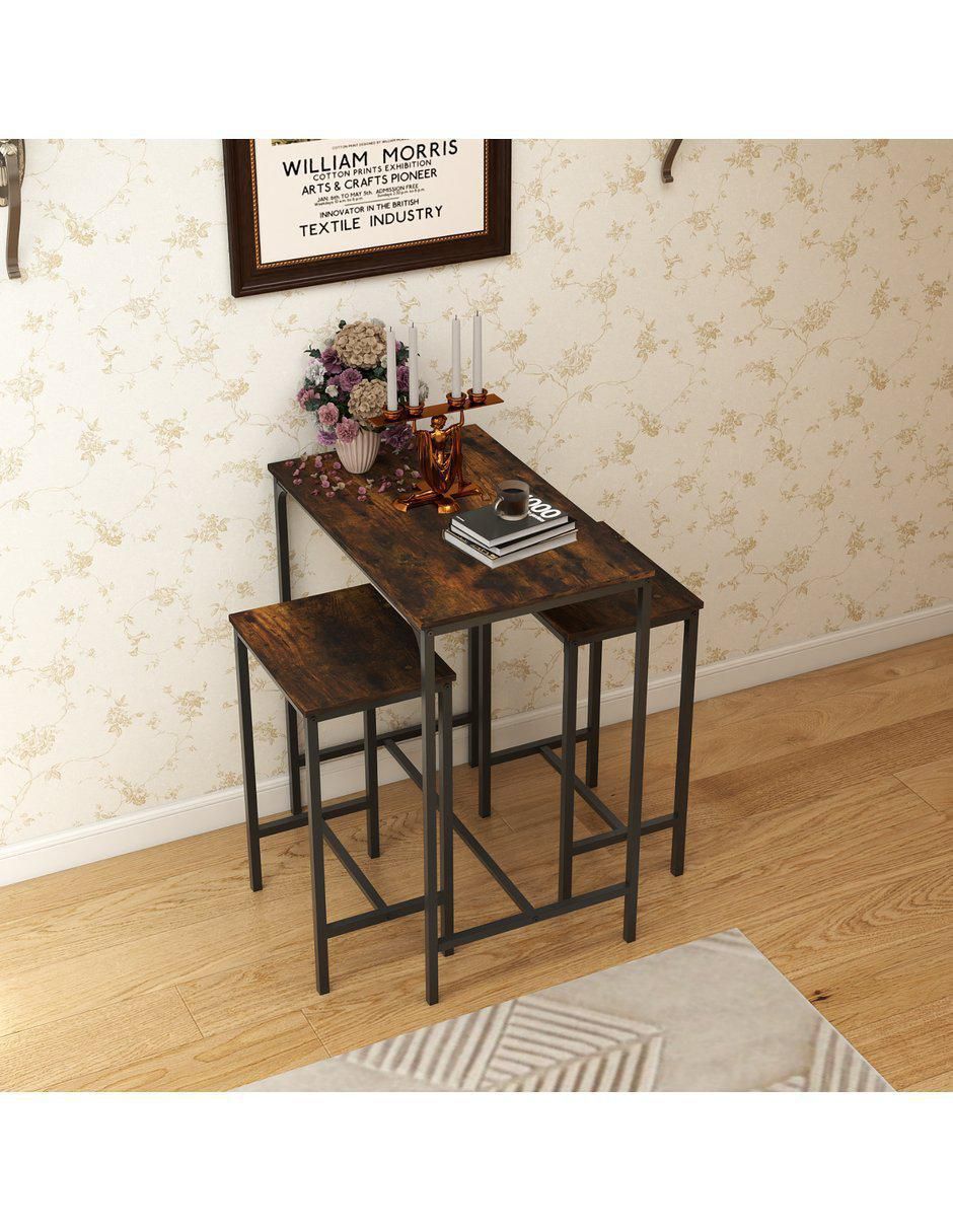Comedor Barman para 2 personas de madera de nogal 6