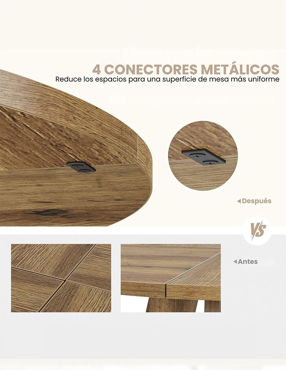 Mesa de comedor armable 3