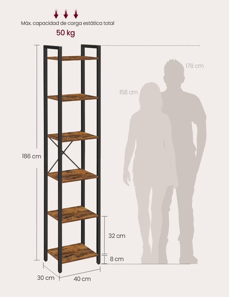 Librero Barnet de madera 4