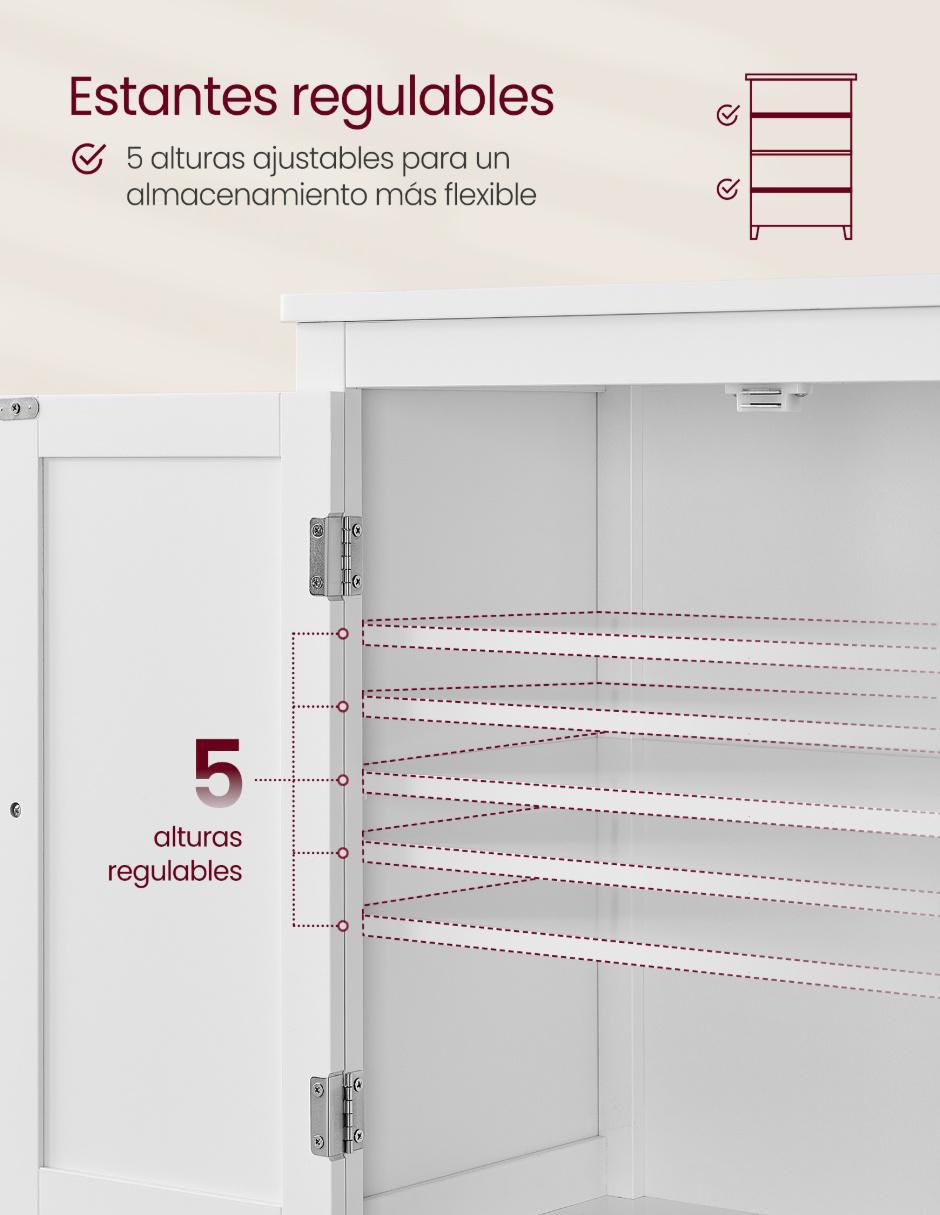 Gabinete superior Helan de MDF 3