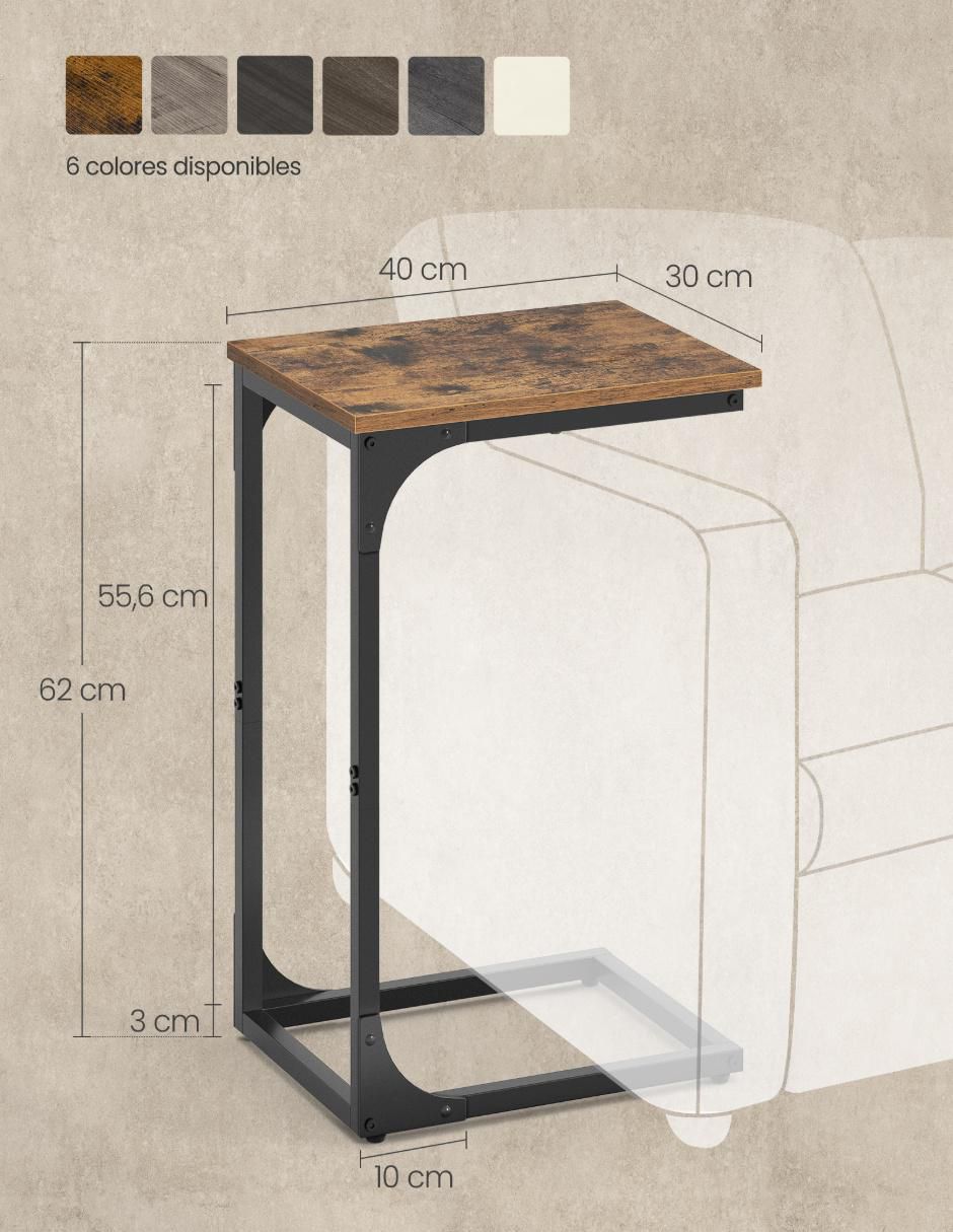 Mesa auxiliar armable Byram 4