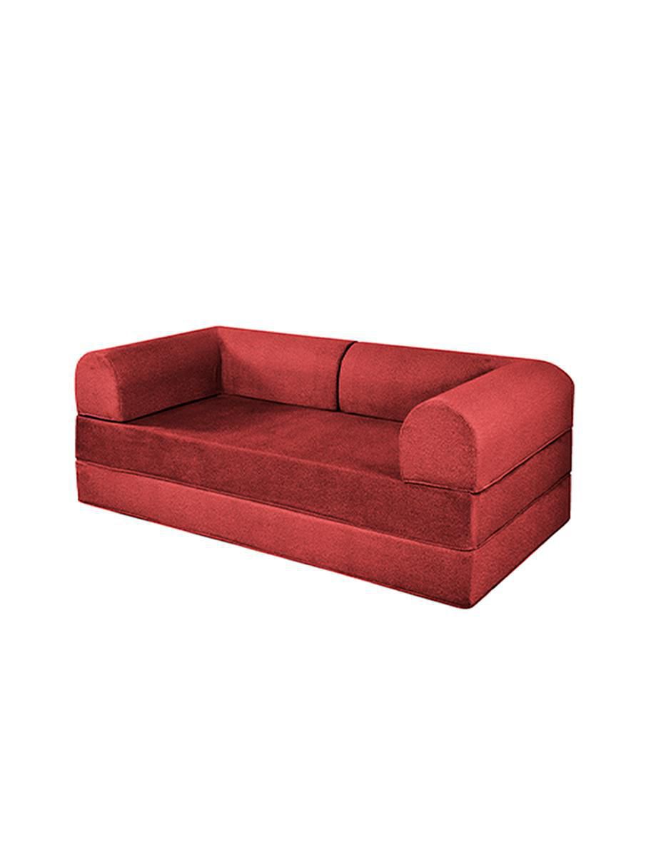 Sofá cama armable Teddy 3 Cuerpos Tela Smooth espuma comprimida