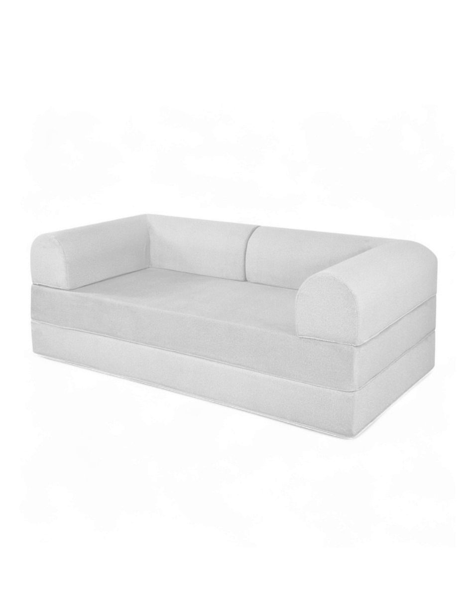Sofá cama armable Teddy 3 Cuerpos Tela Smooth espuma comprimida