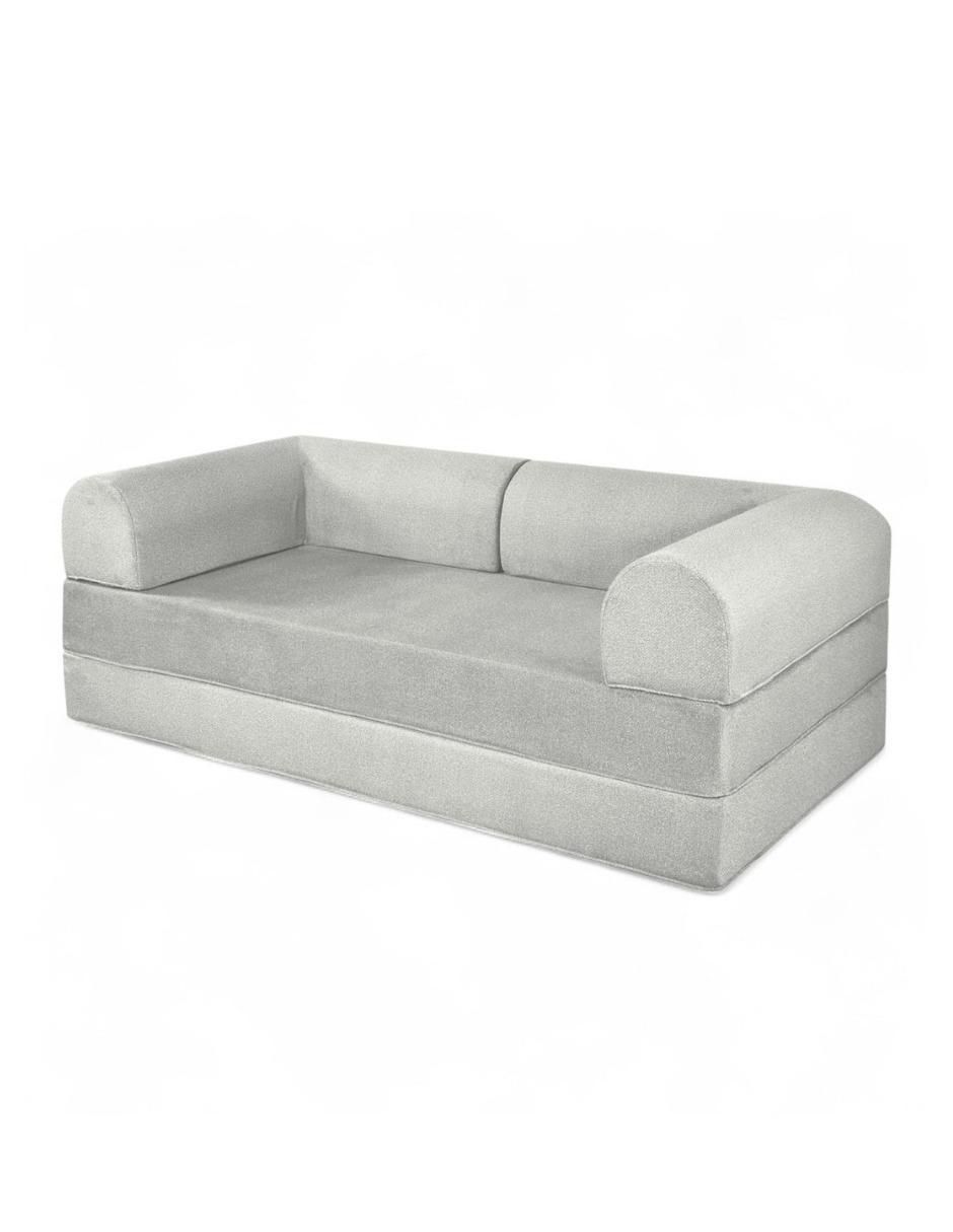 Sofá cama armable Teddy 3 Cuerpos Tela Smooth espuma comprimida