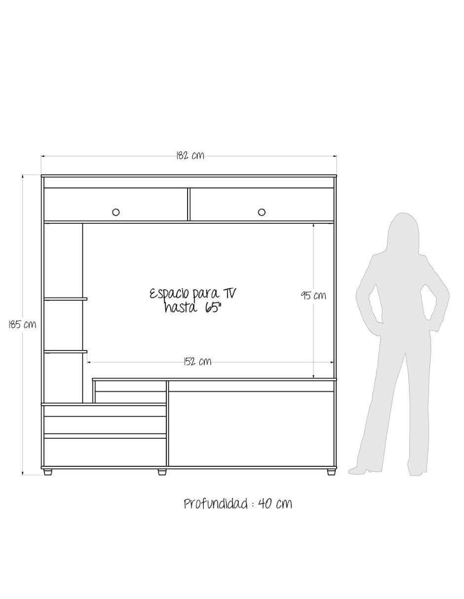Mueble de TV de aglomerado 7