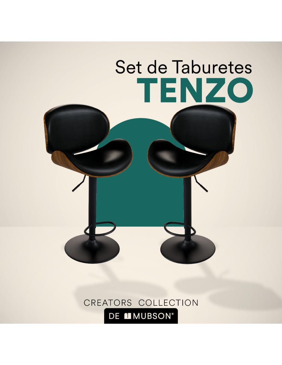 Juego de bancos altos 2