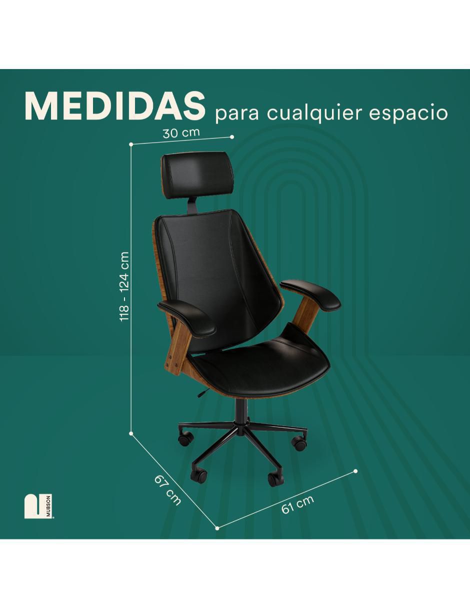 Silla de escritorio de madera 9