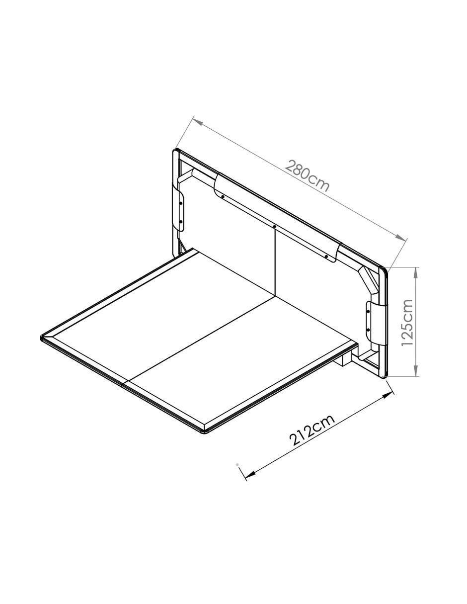 Cama Yaab de madera nogal 4