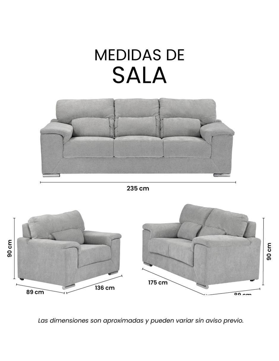 "sala 3 piezas" kaizen dicasa "de" tela