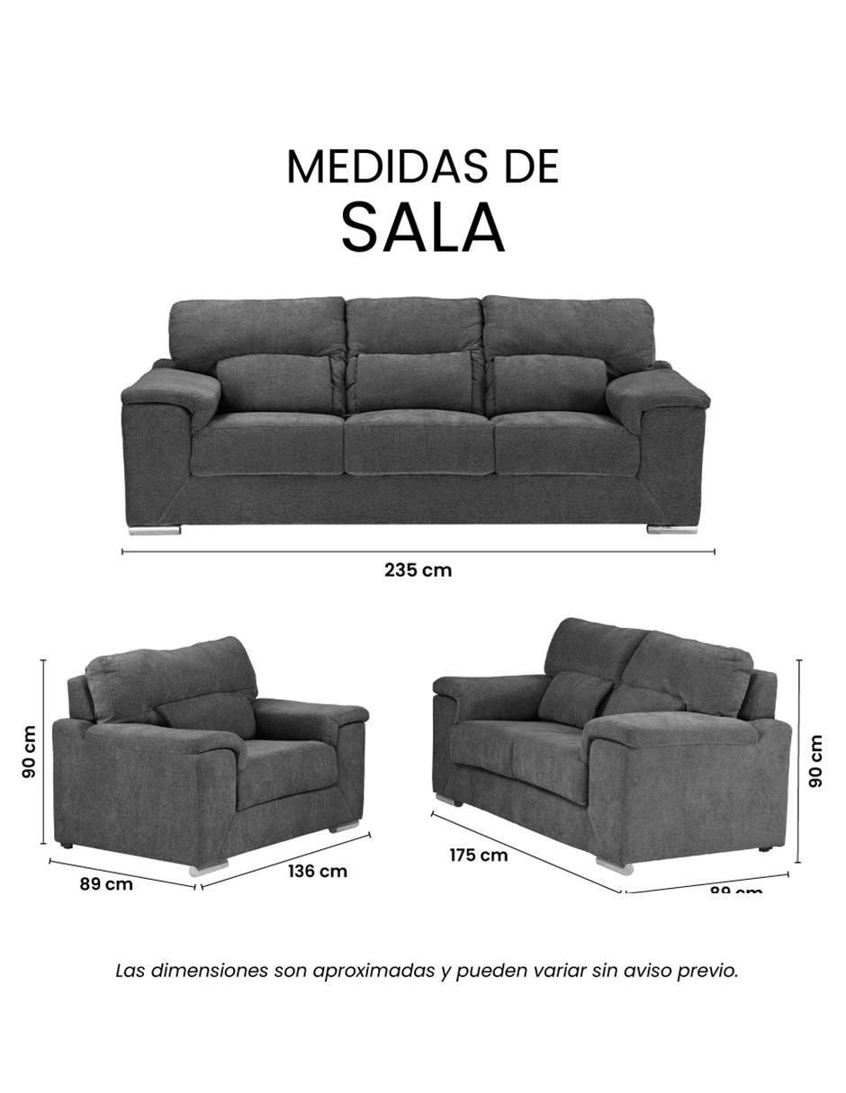 Sala 3 piezas Kaizen de tela 7
