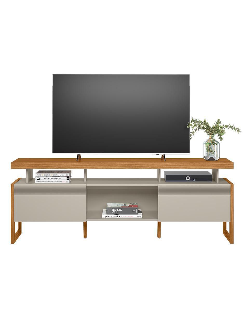 Mueble de tv armable Esmeralda de MDF y chapa 3