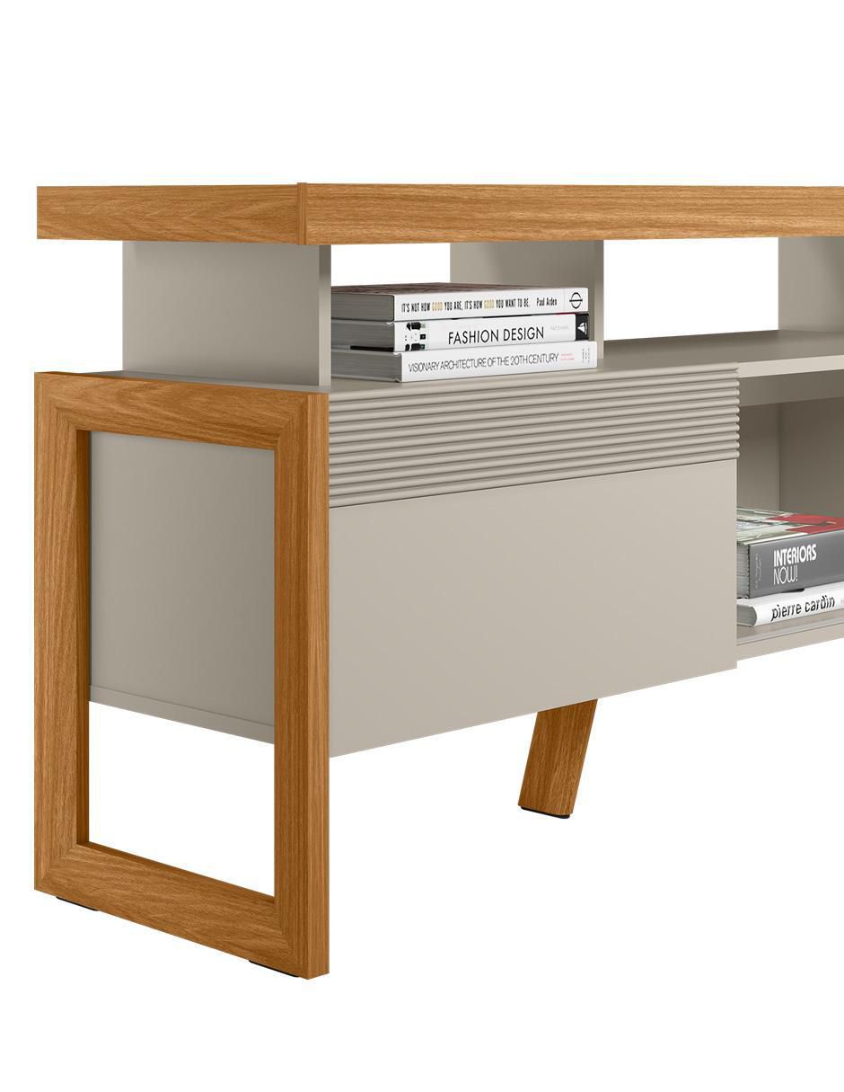 Mueble de tv armable Esmeralda de MDF y chapa 6