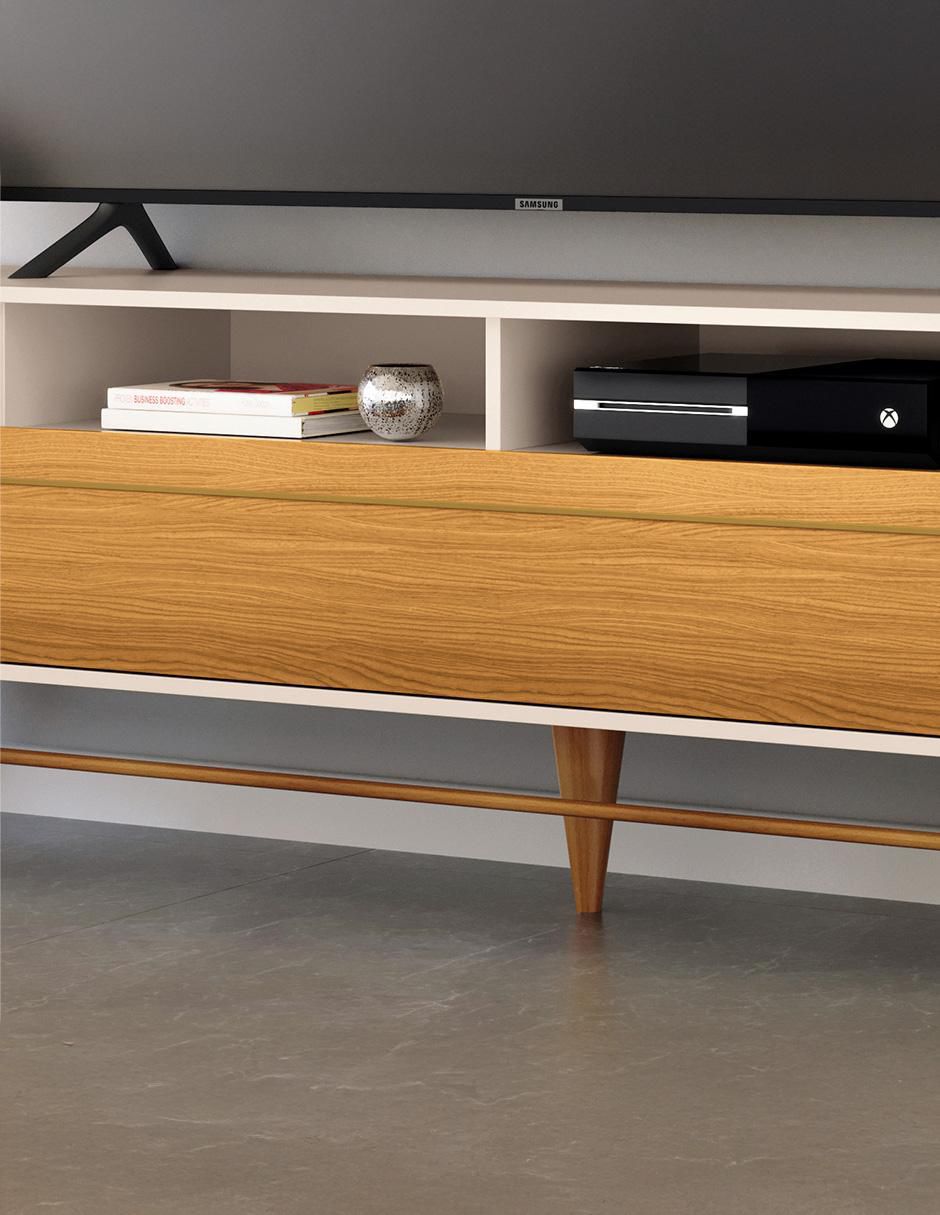 Mueble de tv armable Época de MDF y chapa 4