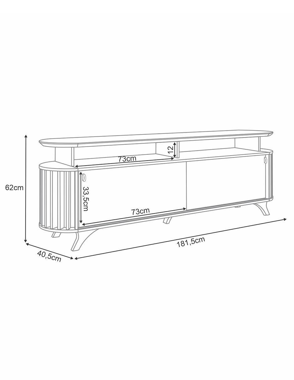 Mueble de tv armable Alba 5