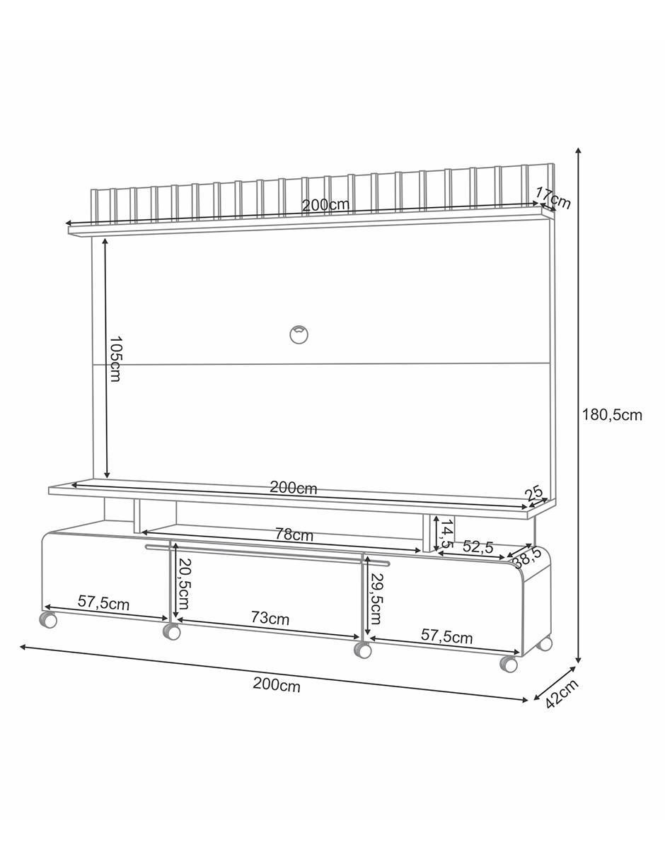 Mueble de tv armable Artís 5