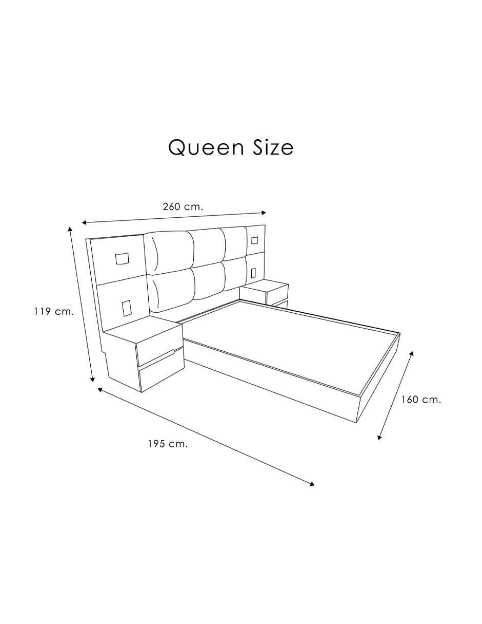 Set recámara de MDF