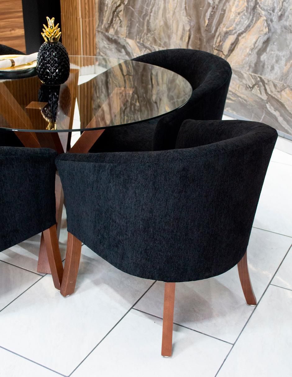 Mesa de comedor de cristal 4