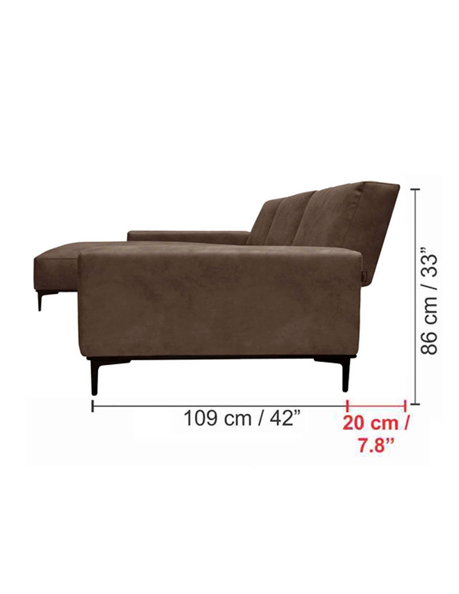 Sala modular izquierda Toshi de poliéster 18