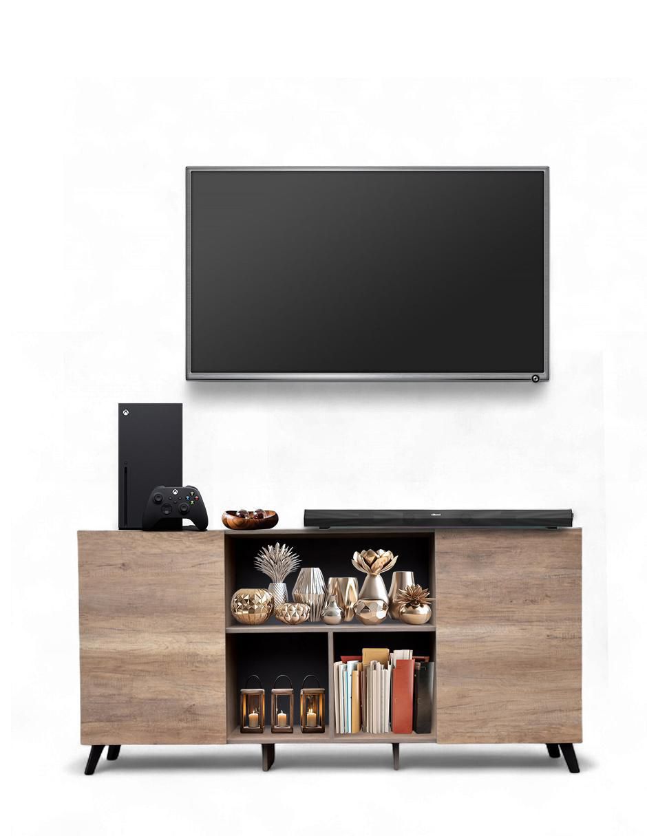 Mueble para TV armable de melamina 4