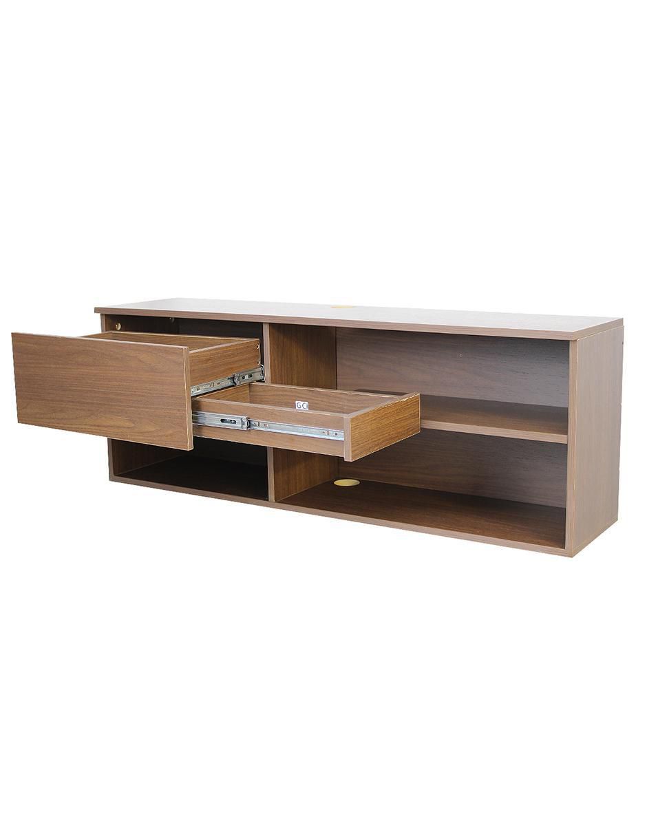 Mueble de TV armable flotante de melamina 2
