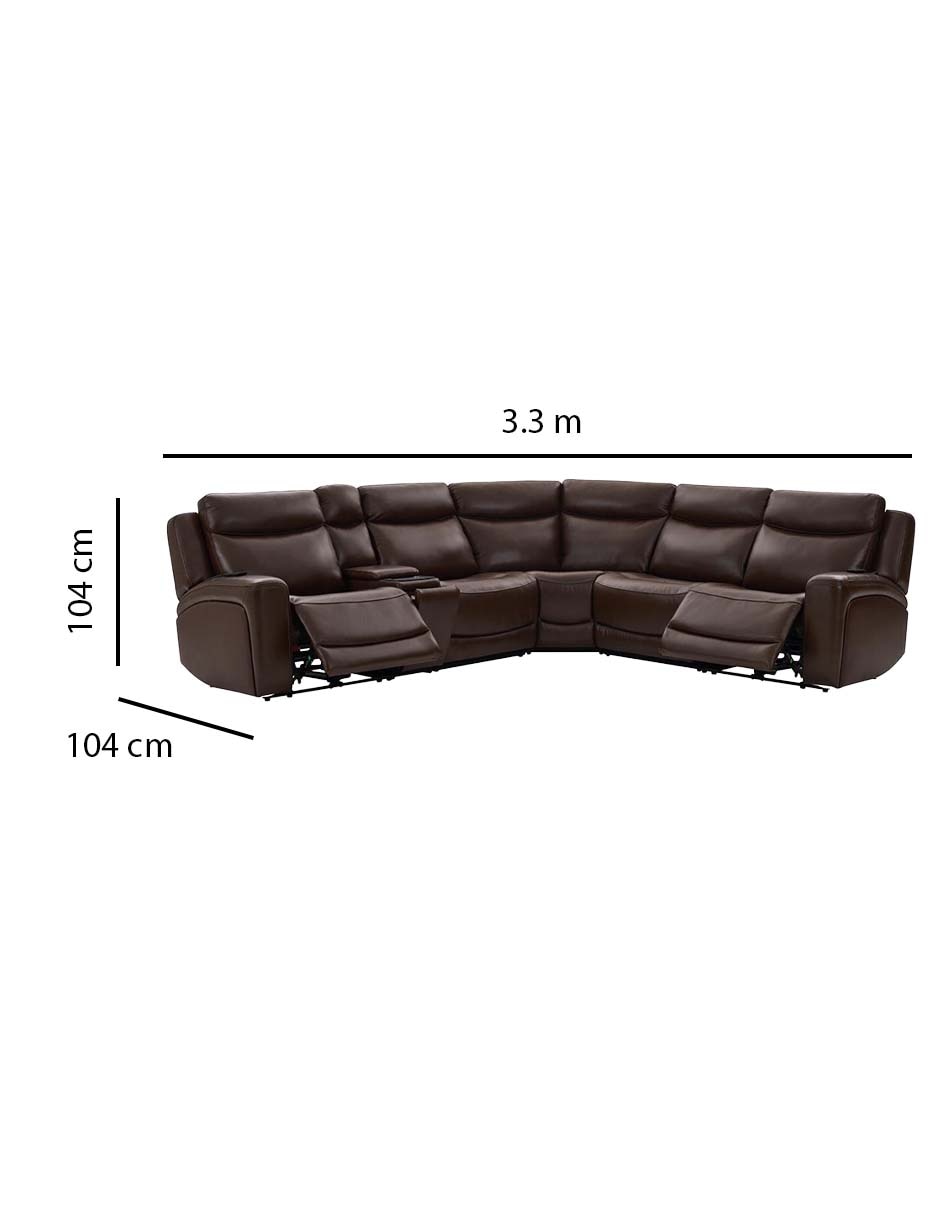 Sala modular Toscana de piel 16