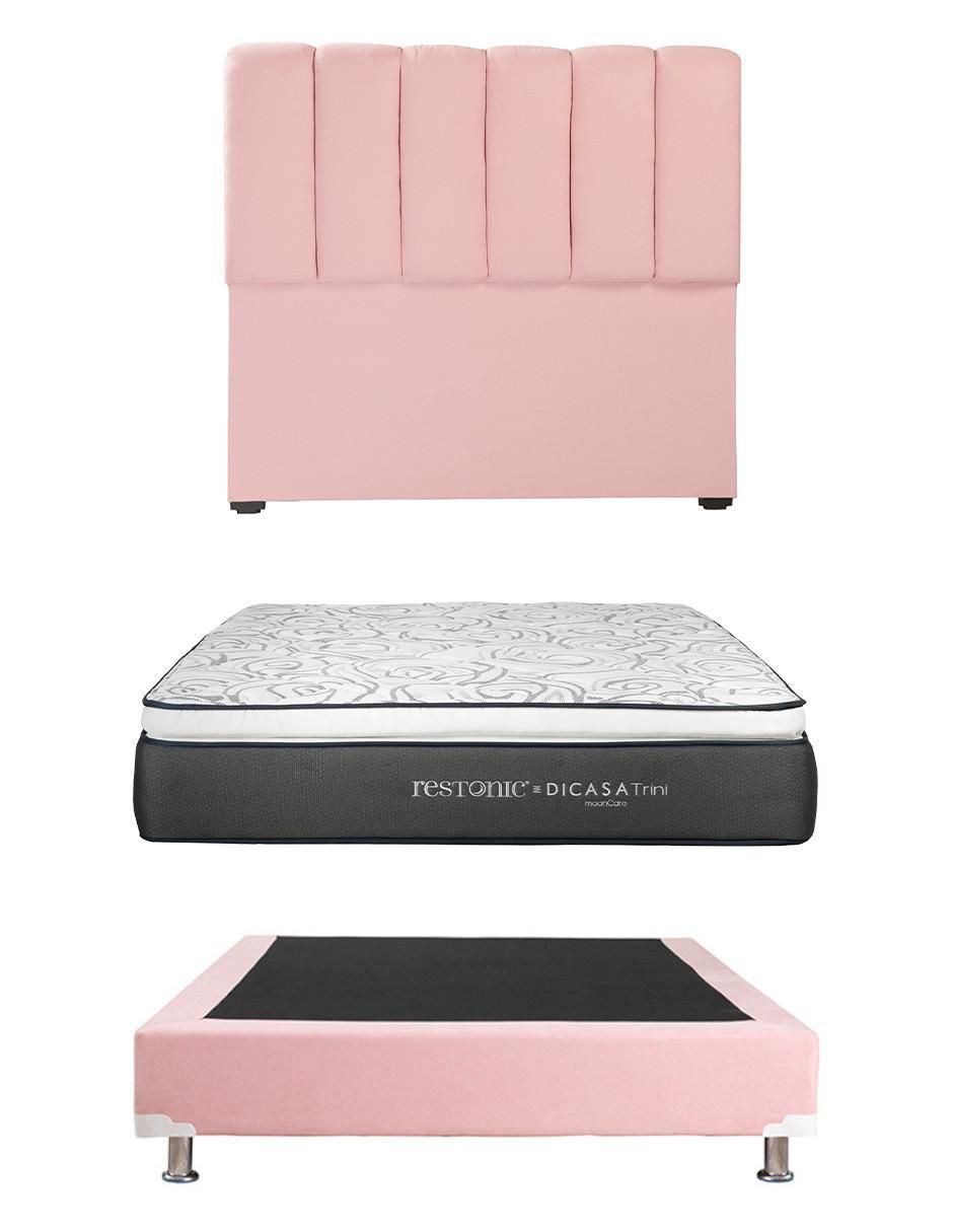 Set recámara Kami Trini de madera pino