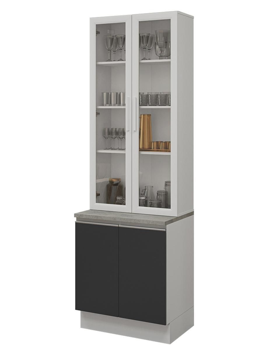 Vitrina armable Glamy de aglomerado 2