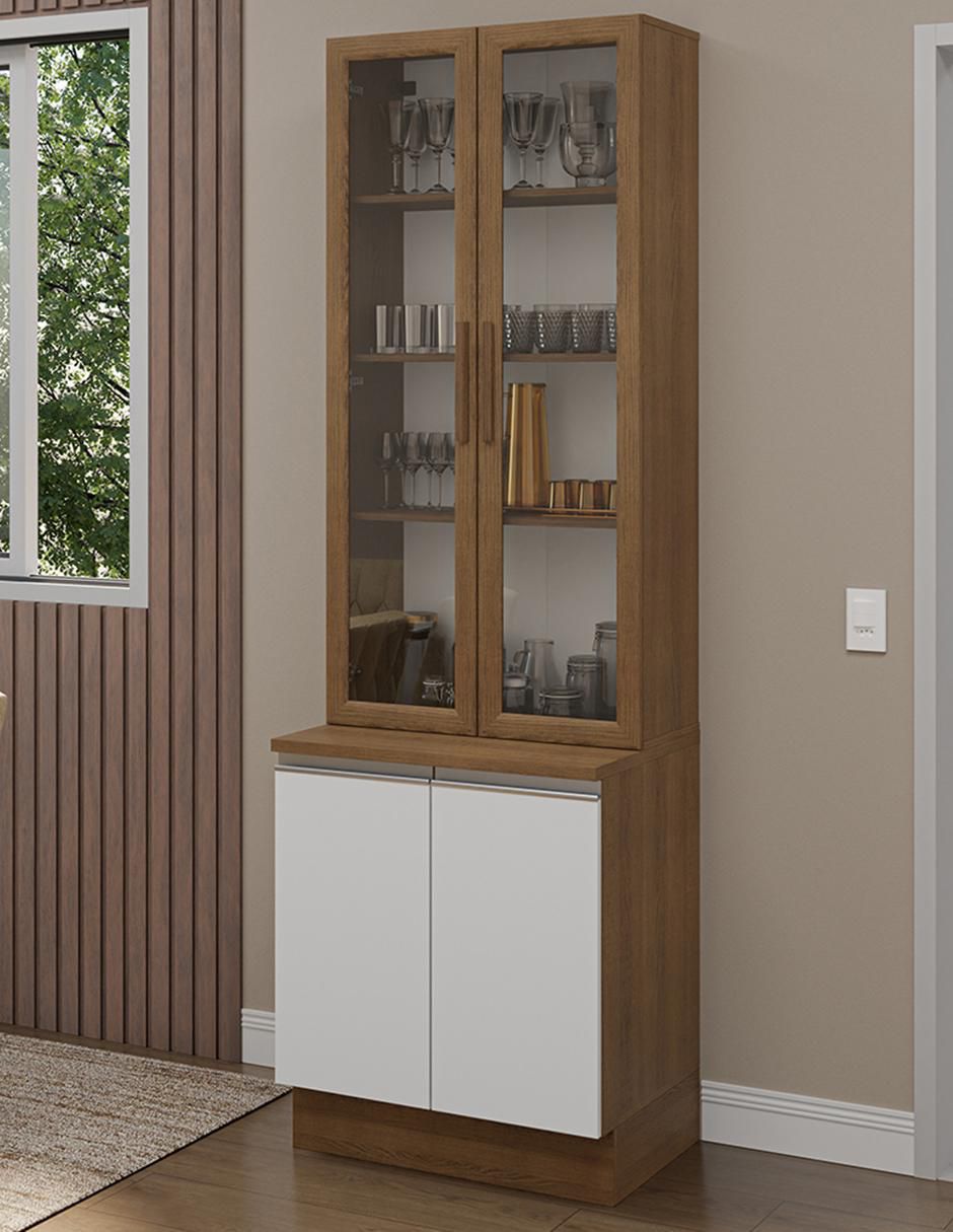Vitrina armable Glamy de aglomerado 4