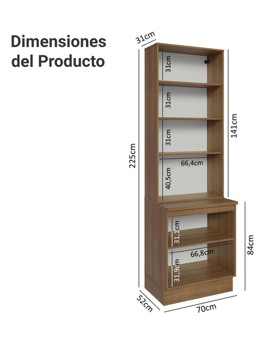 Vitrina armable Glamy de aglomerado 8