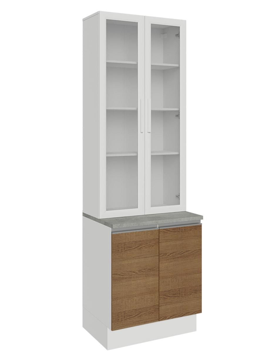 Vitrina armable Glamy de aglomerado