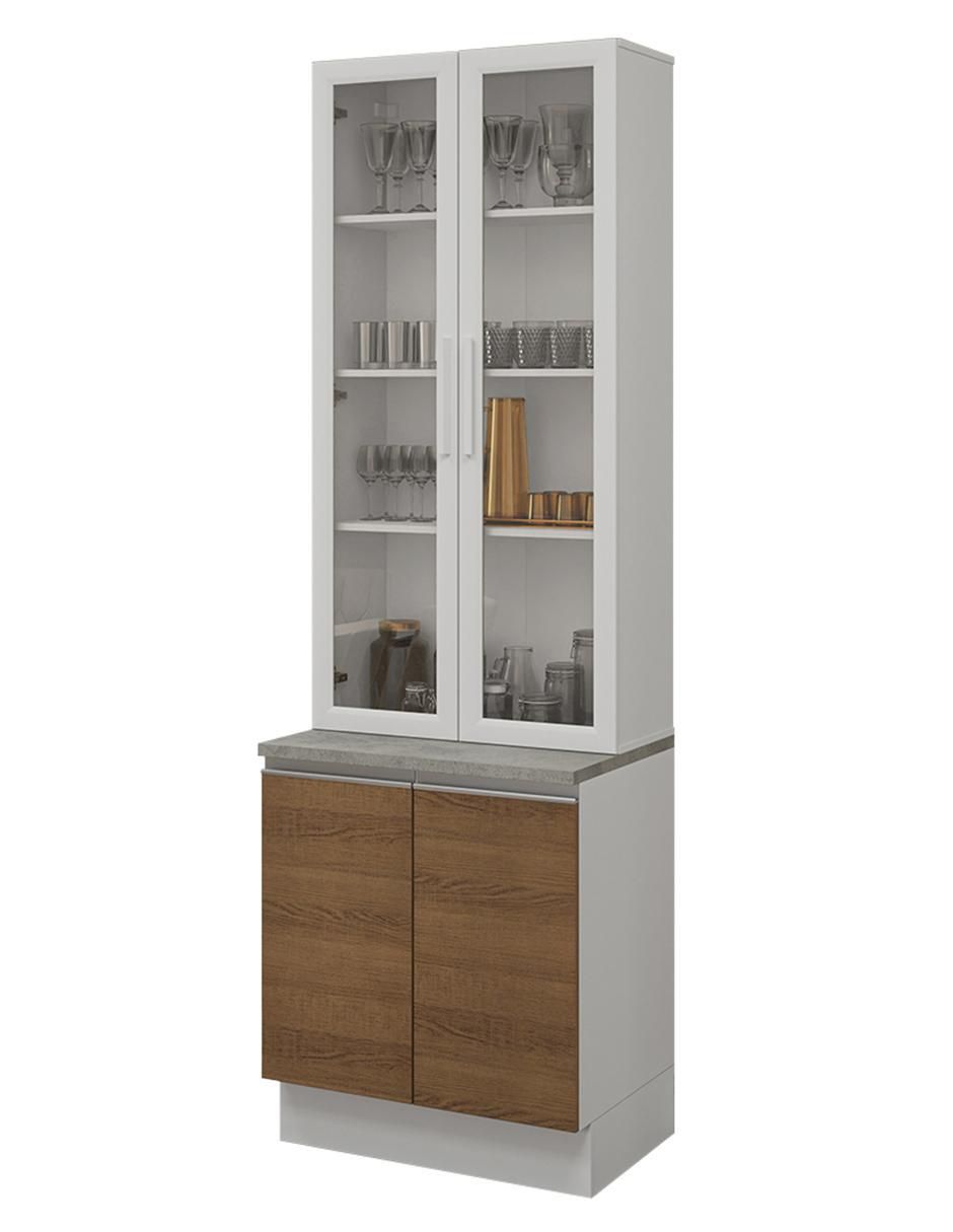 Vitrina armable Glamy de aglomerado 2