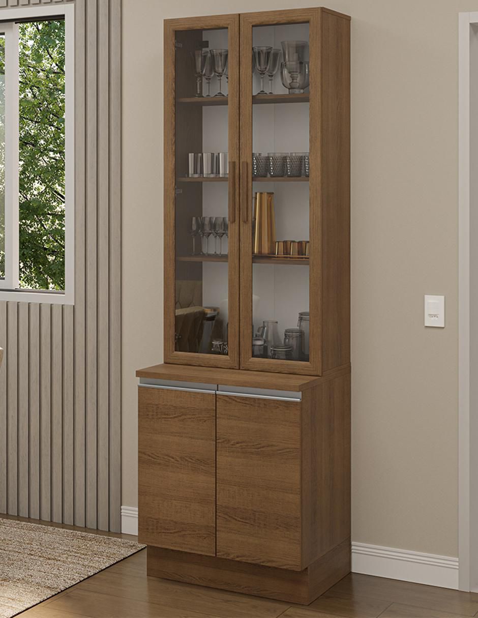 Vitrina armable Glamy de aglomerado 4