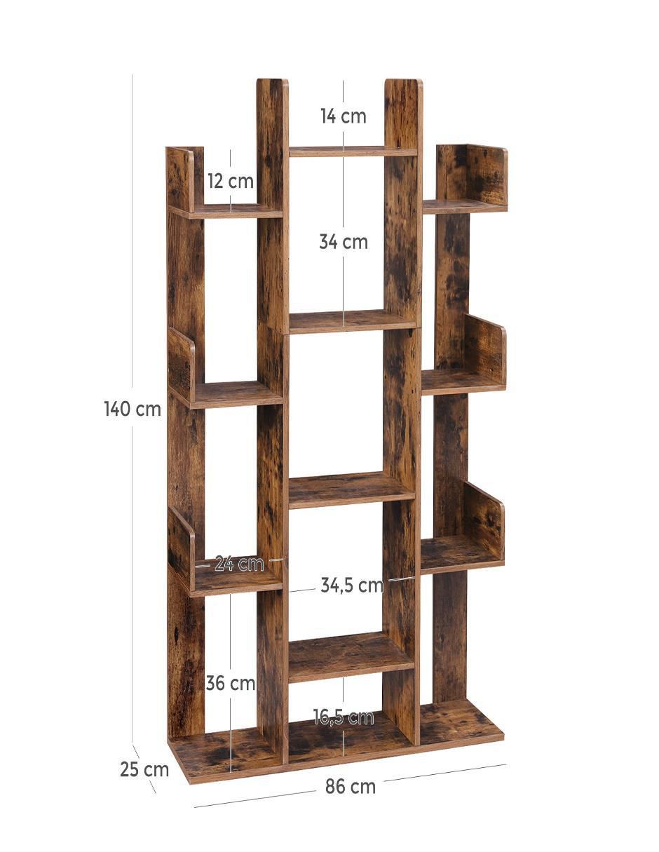 Librero armable Koni de madera 4