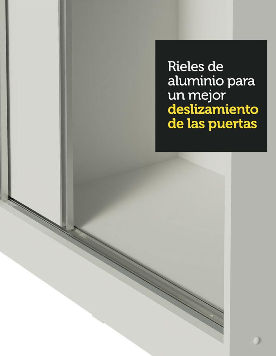 Ropero armable Royale 11639B1E1BCP de aglomerado 8