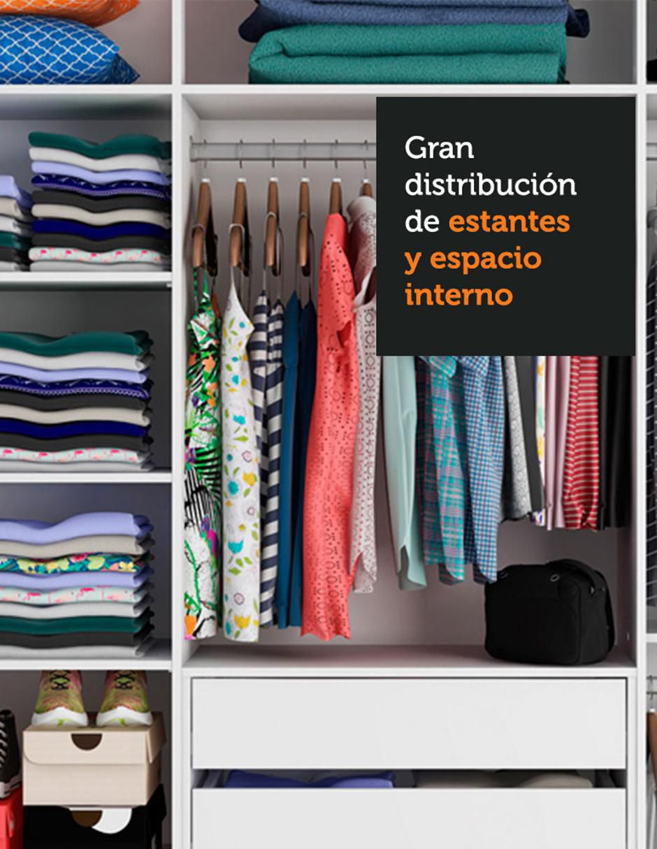 Ropero armable Royale 11639B1E1BCP de aglomerado 9