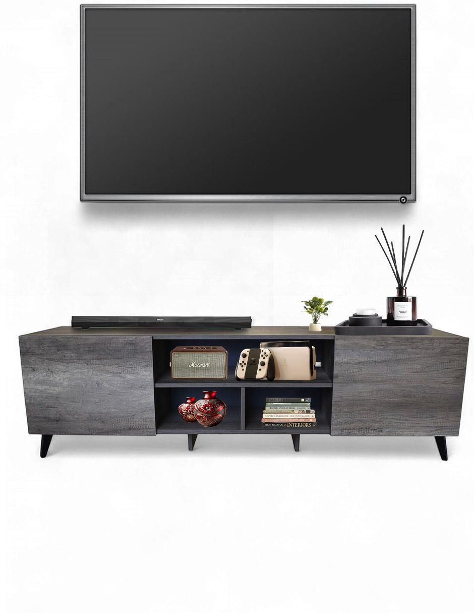 Mueble armable para tv de melamina 4