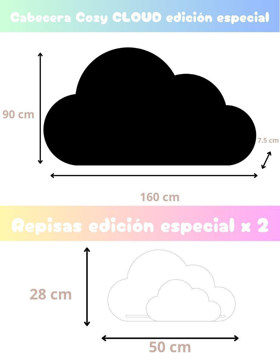 Cabecera armable Cozy Cloud de tela 6