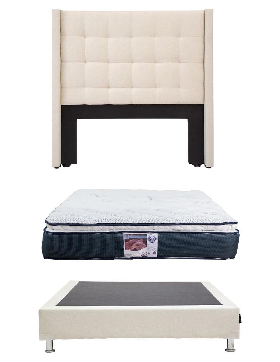 Set recámara Titan box Mónaco de madera pino