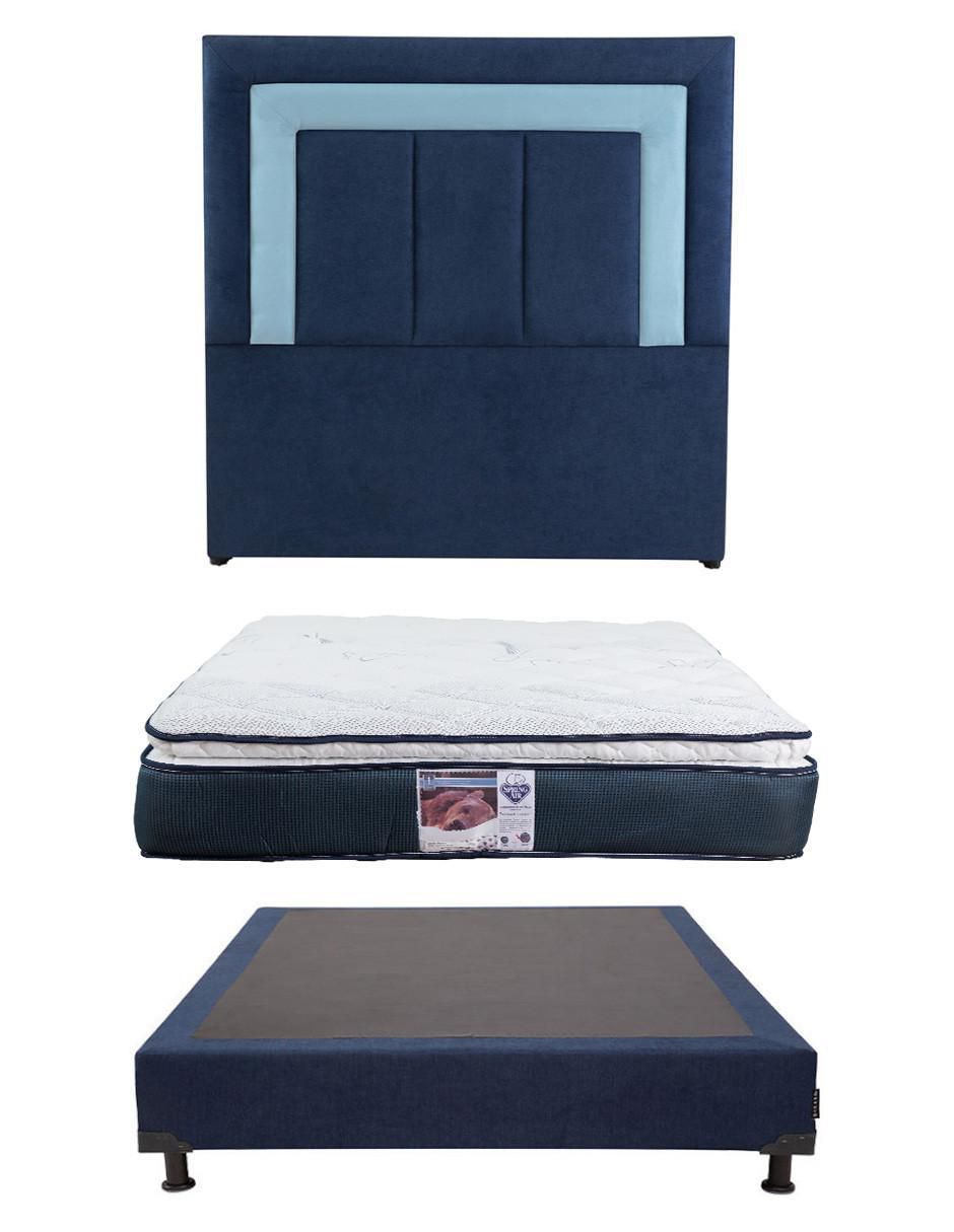 Set recámara Bora box Monaco de madera pino